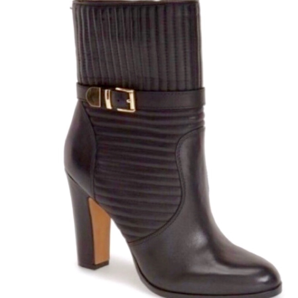 Vince Camuto Curtis boot 9.5 blk leather EUC